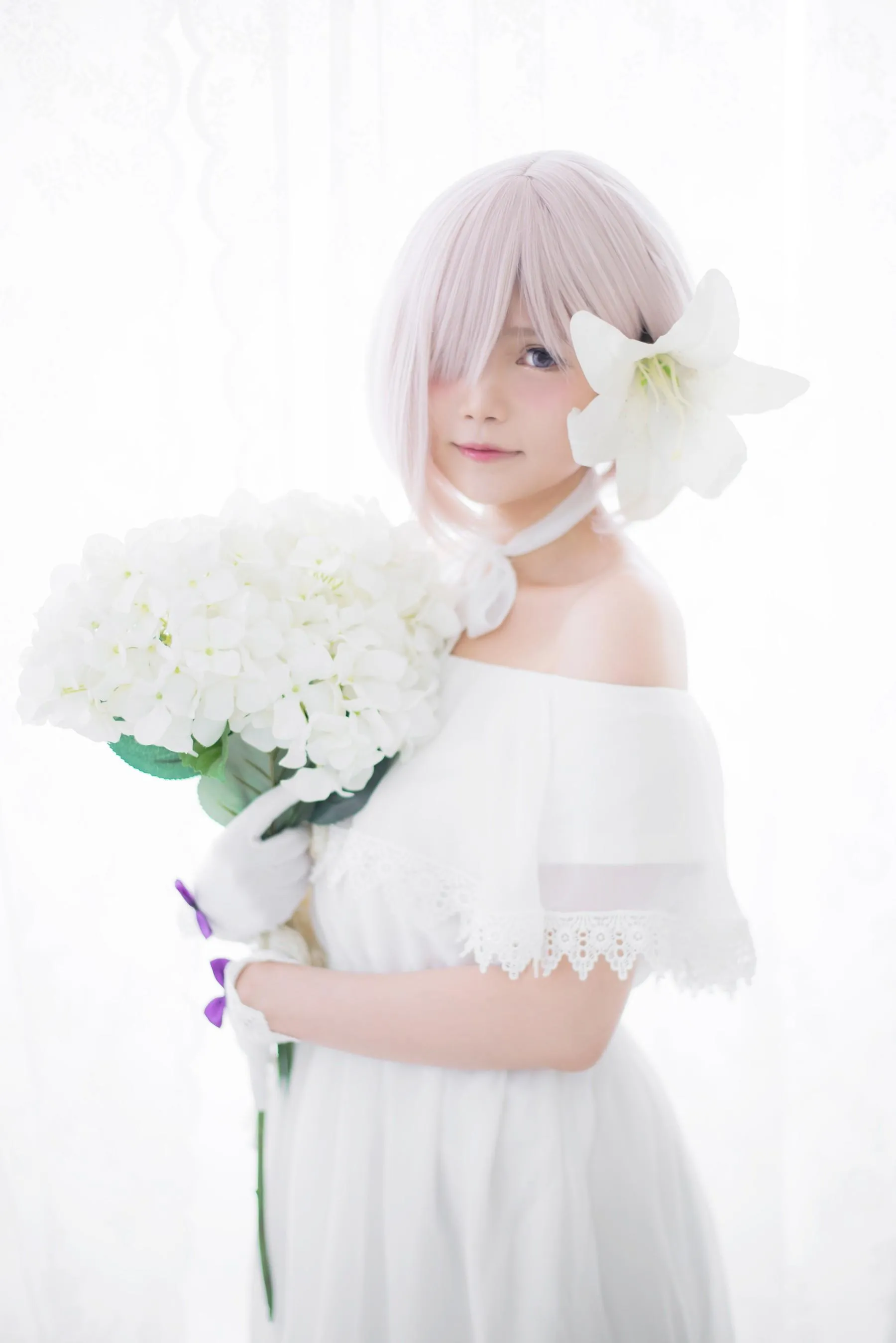 Miu只 – NO.05 Mashu White Dress [27P]插图9